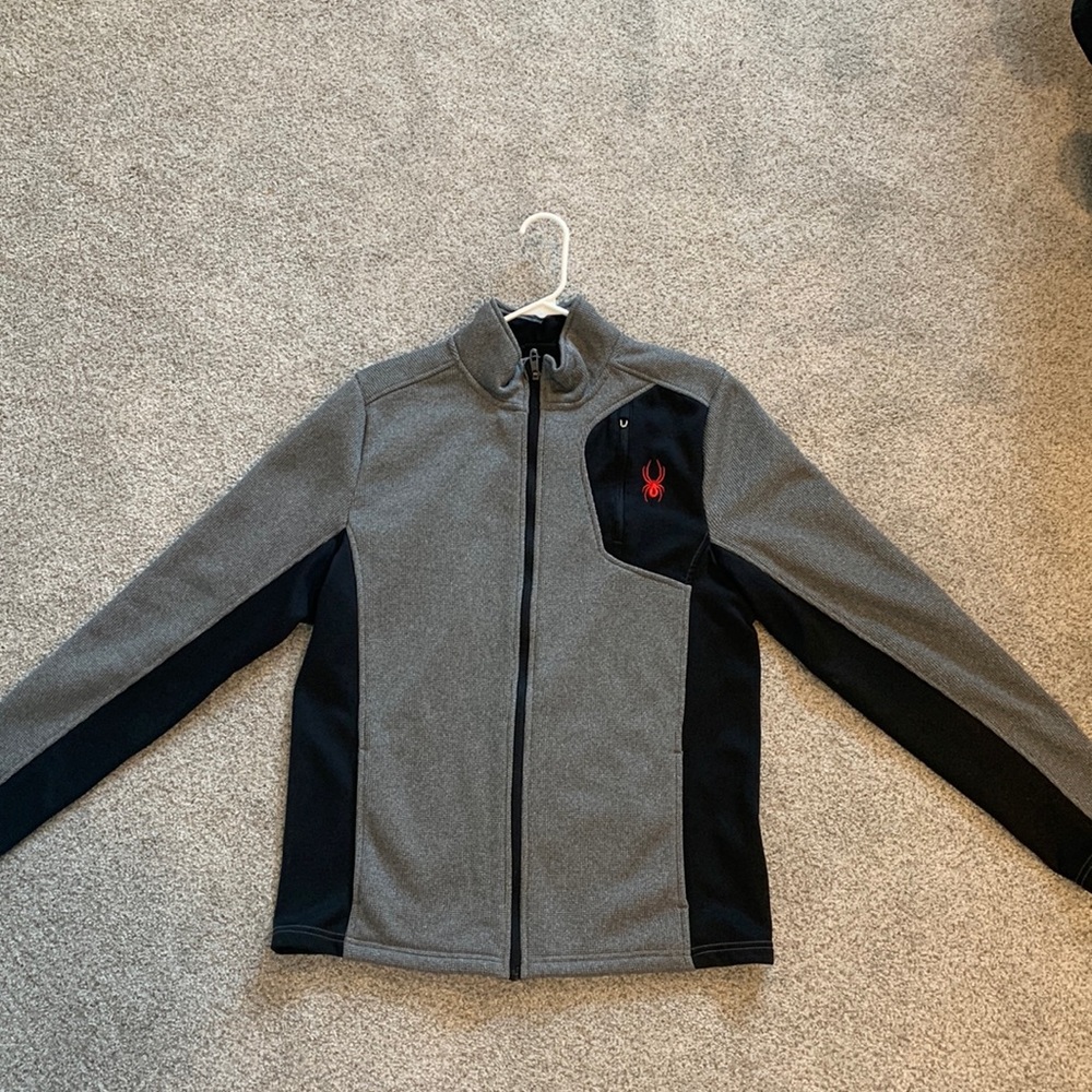 Spyder Flex fit Men’s full zip athletic jacket
